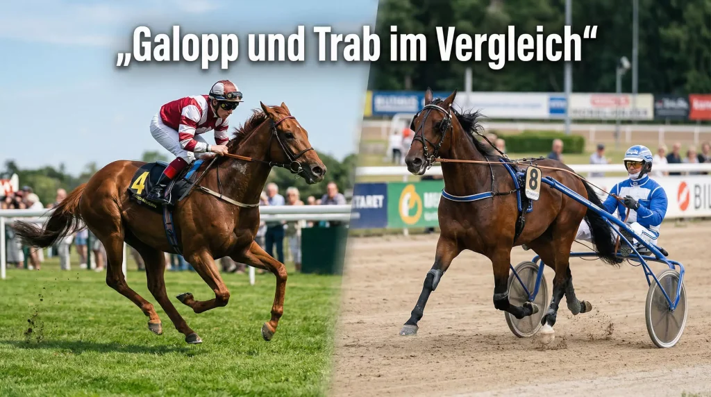 galopprennen vs trabrennen vergleich